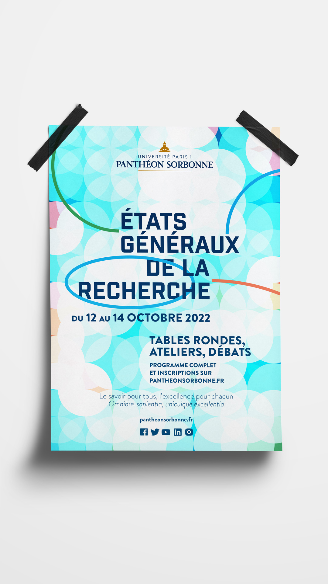 Affiche. Texte : États généraux de la recherche