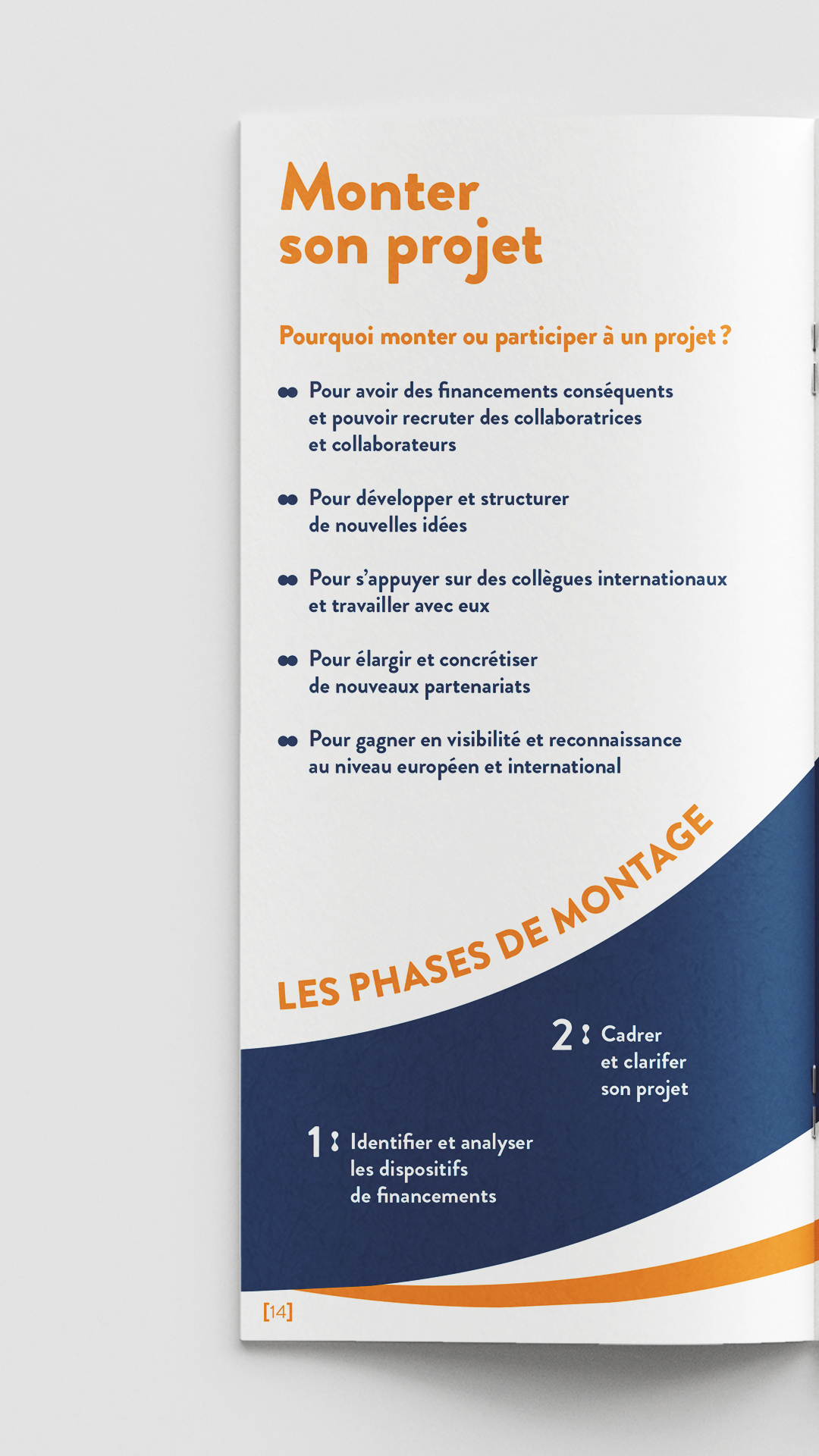Livret. Texte : Monter son projet