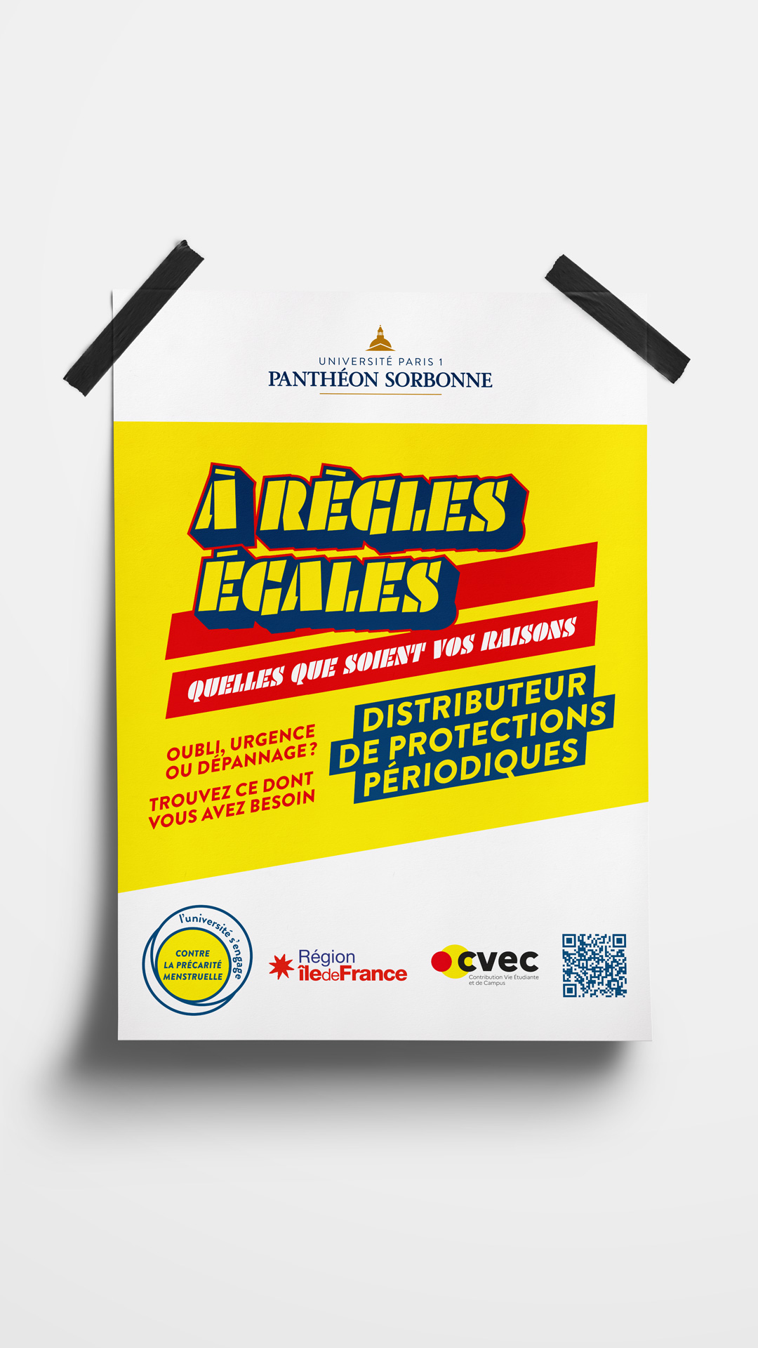 Affiche. Texte : À règles égales